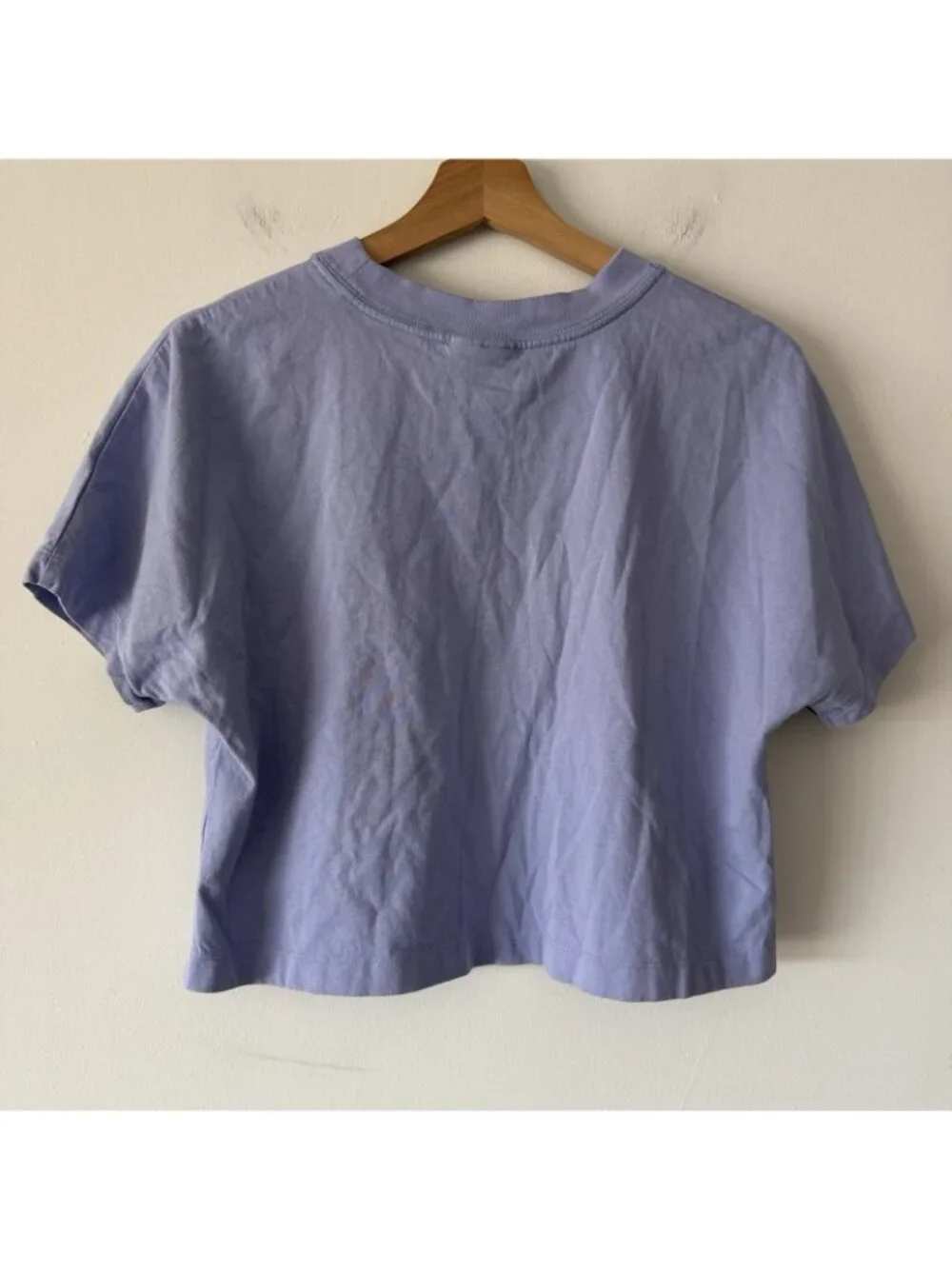 Nike Sportswear Women's Crop Top T-Shirt Purple Sz Medium Athleisure Sporty‎ Gym